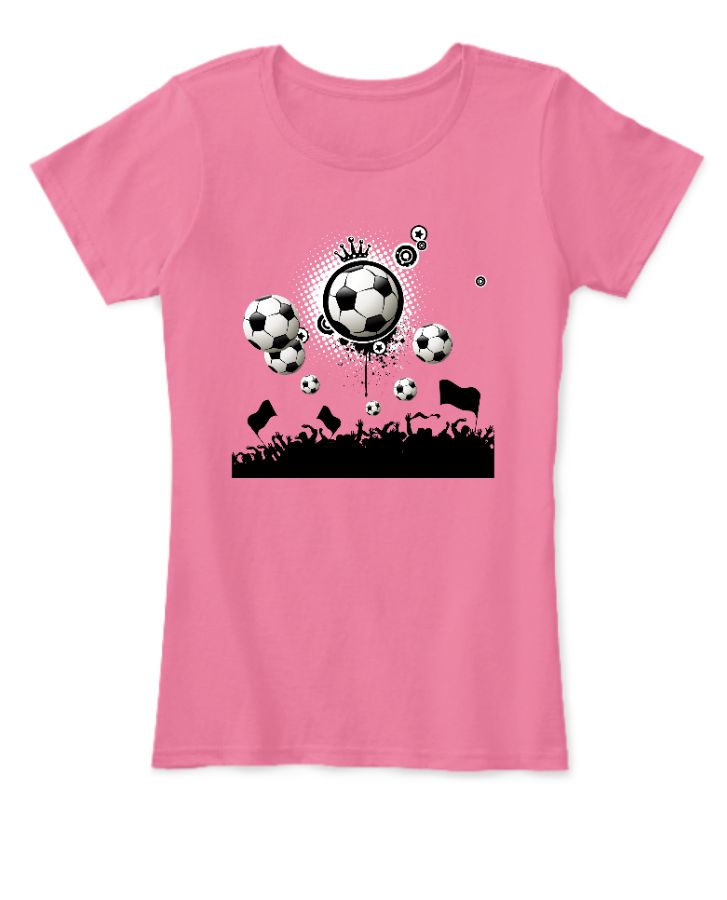 Football Customised Print Women T-shirt - Front