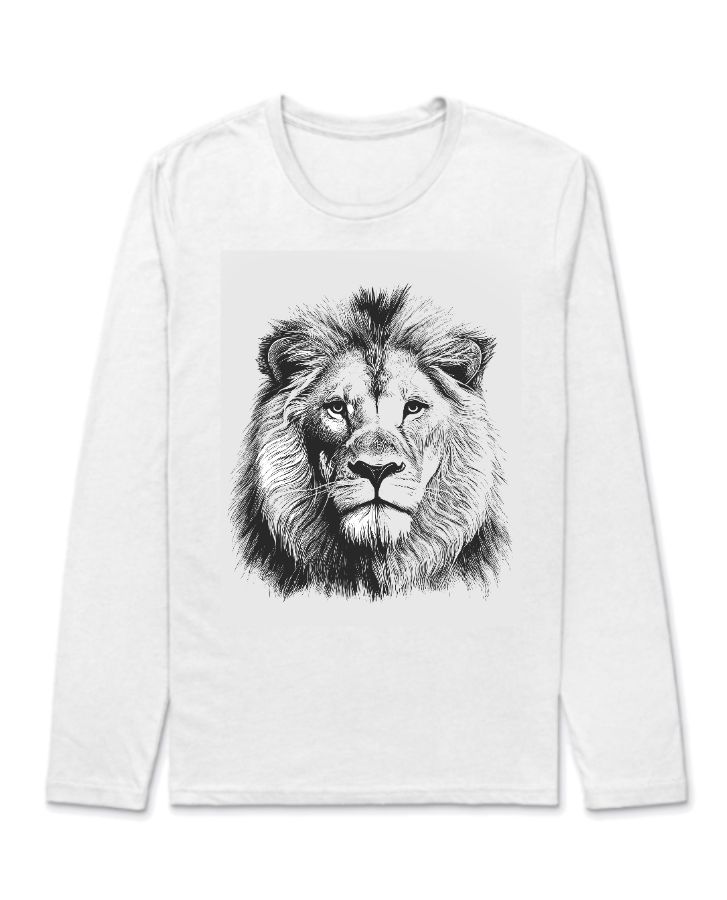 Full Sleeve Lion T Shirt - Front