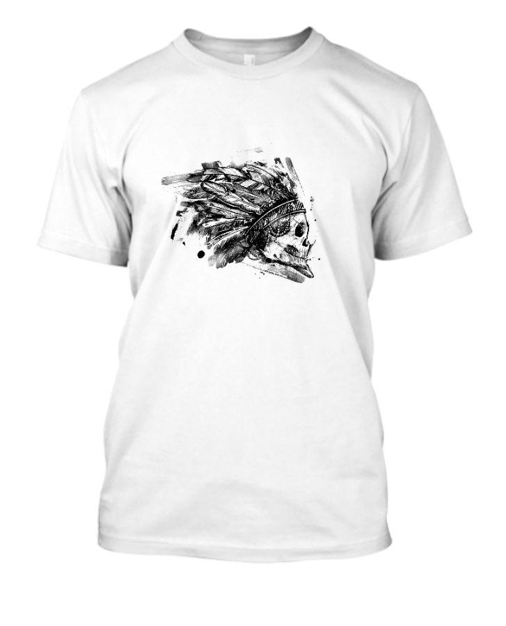Funky Tribal Skull Tee - Front