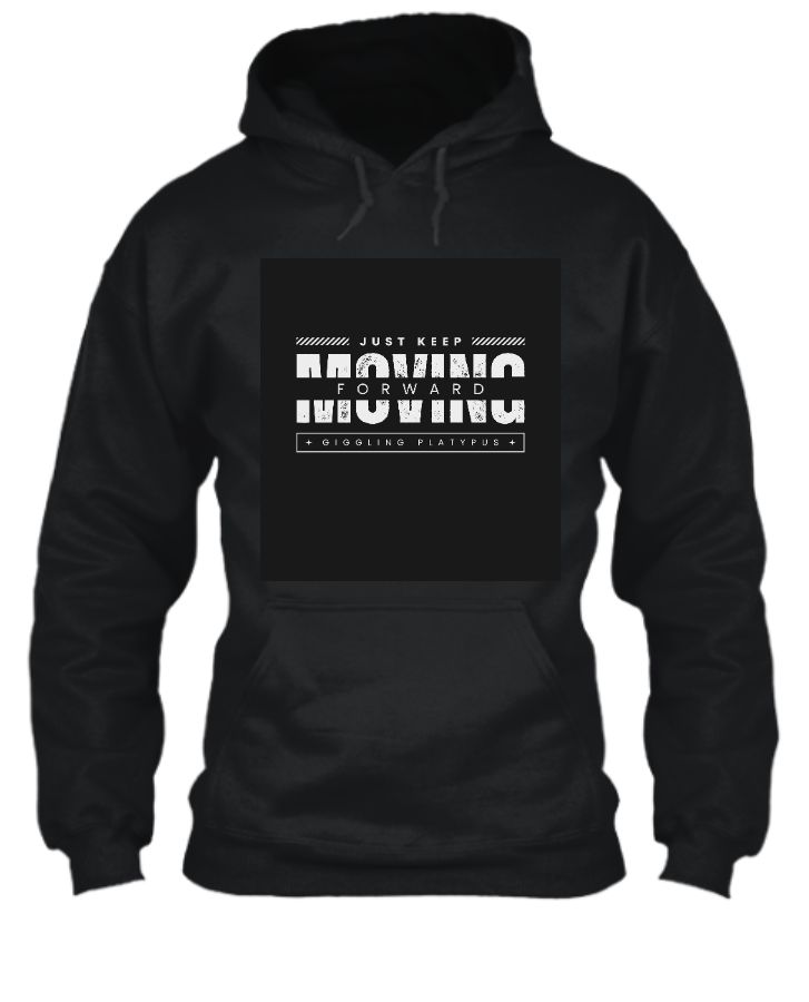 Funky hoodie with front print - Front