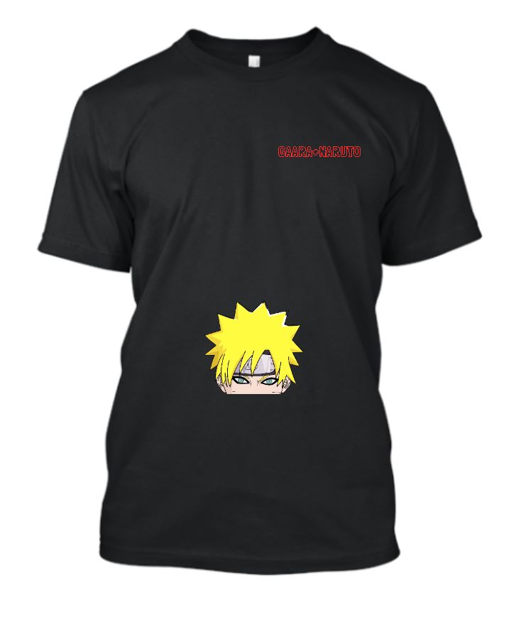 GAARA+NARUTO Anime T shirt - Front