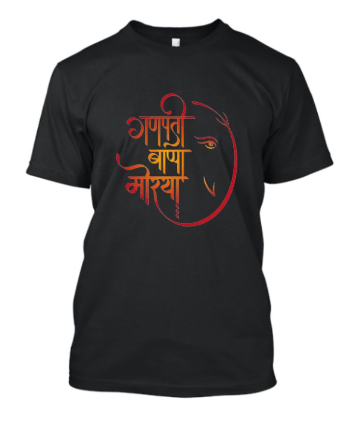 GANPATI ROUND NECK T-SHIRT - Front