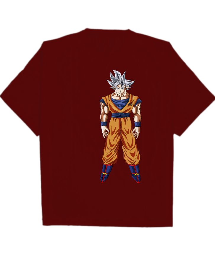 GOKU PRINTED HALF SLEEVE TSHIRT - Front