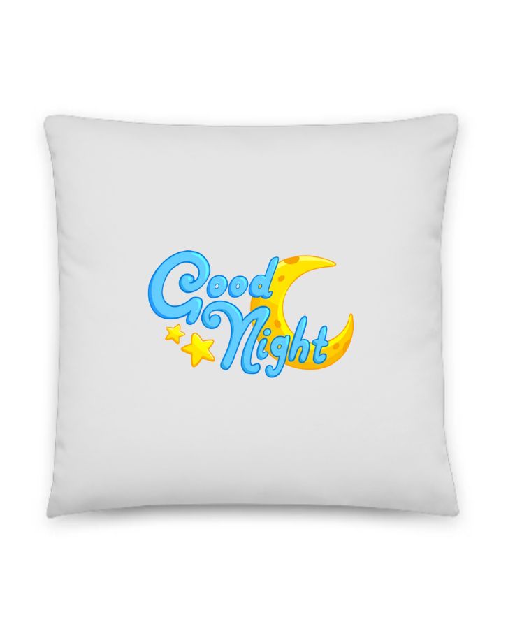 GOOD NIGHT | Throw Pillow - Front