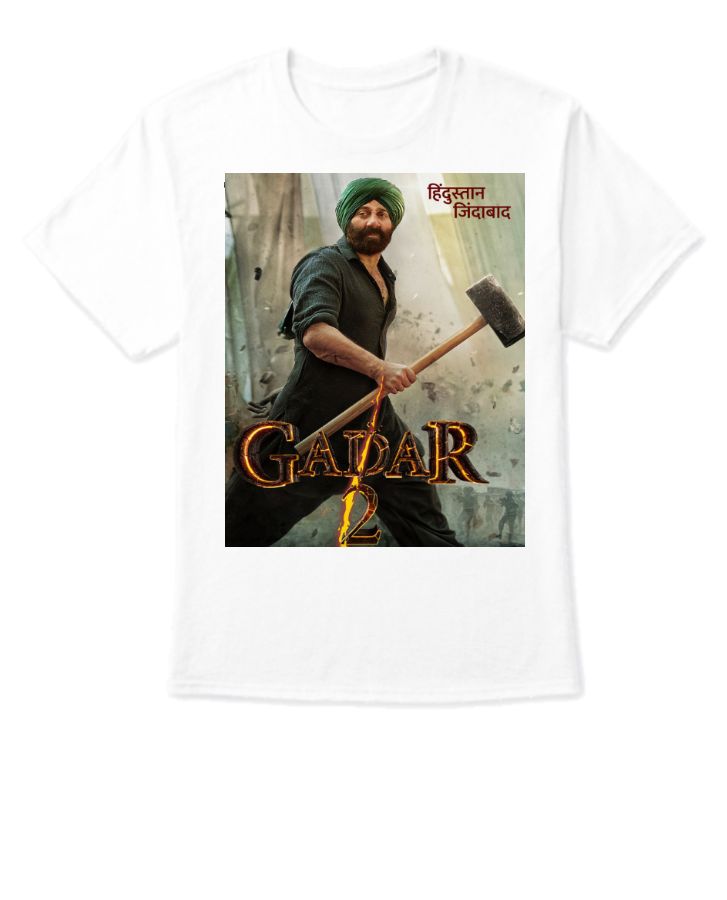 Gadar 2 movie promote T shirt  - Front