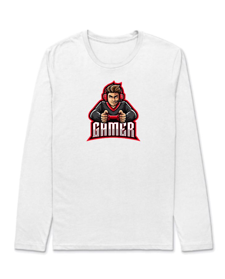 Gamer long sleeve tee - Front