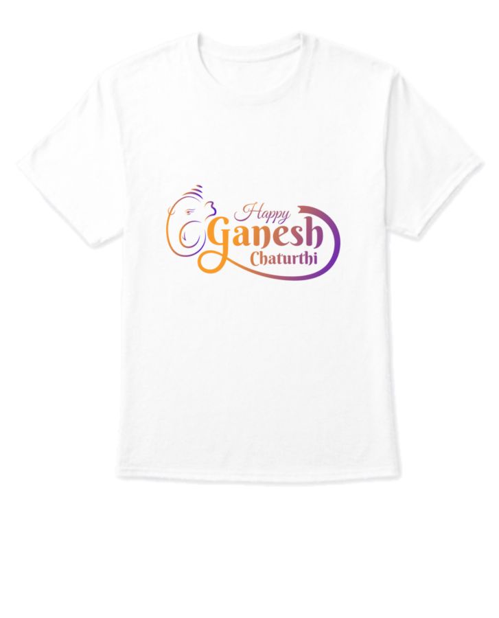 Ganesh Chaturthi T-Shirt 100% Cotton - Front