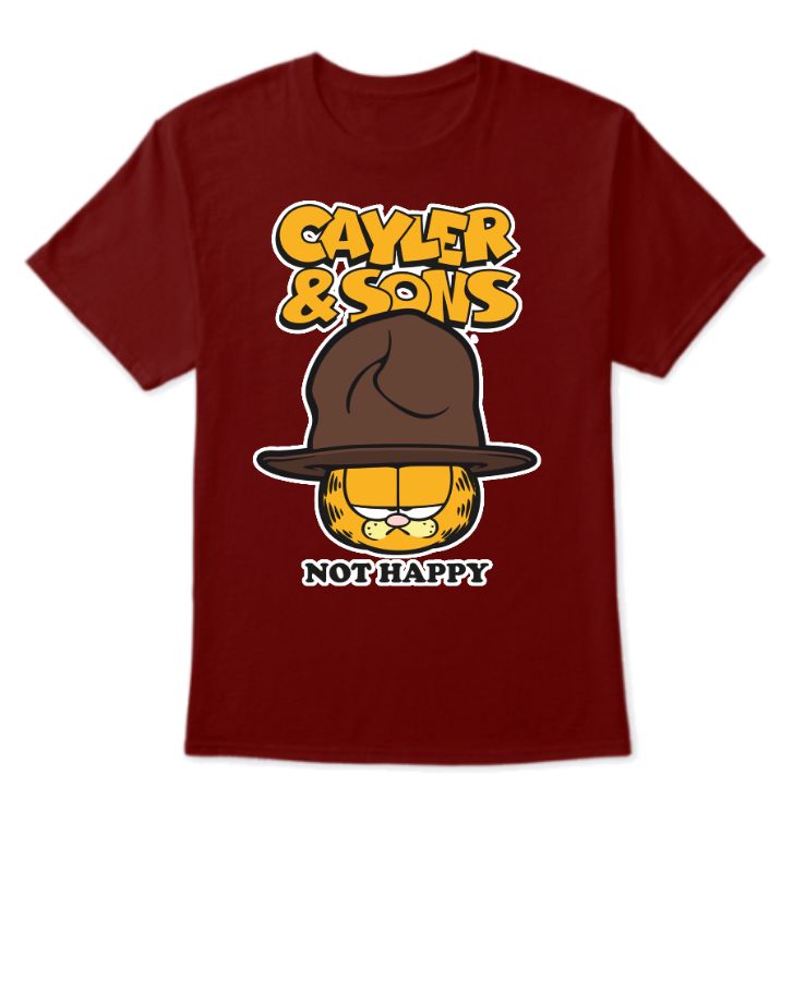 Garfield Son Printed Half Sleeve T-Shirt - Front