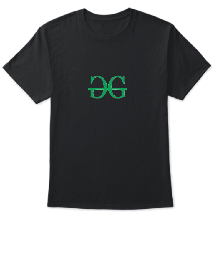 Geeks For Geeks Unisex T-Shirt|Regular Fit - Front