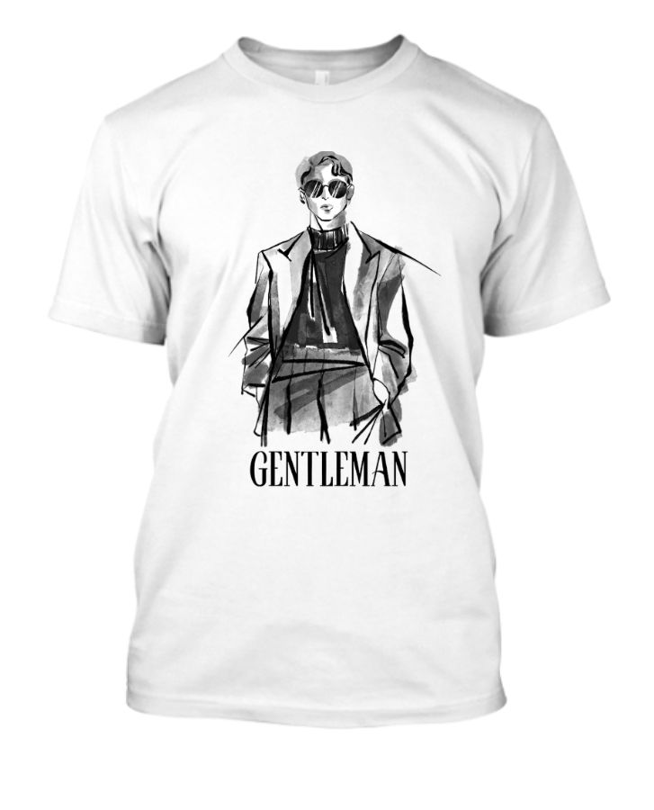 Gentleman with Anime Tshirt - Front