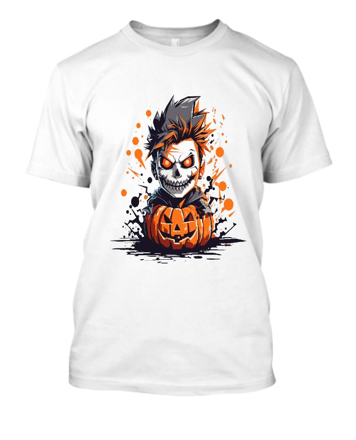 Ghost On Pumpkin | Hallowine T-Shirt - Front