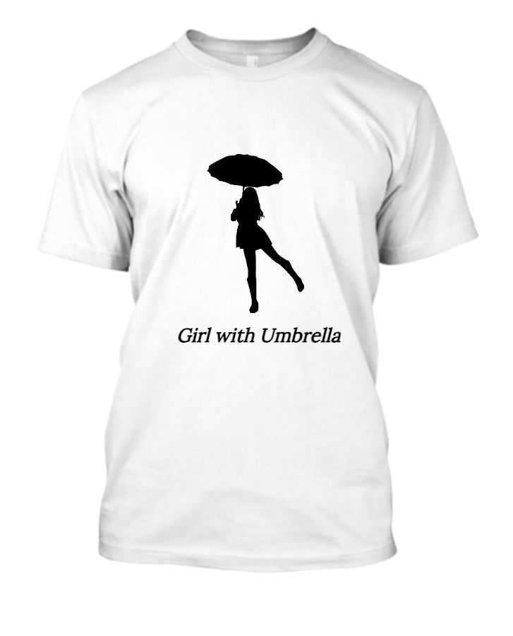 Girl with umbrella - Front