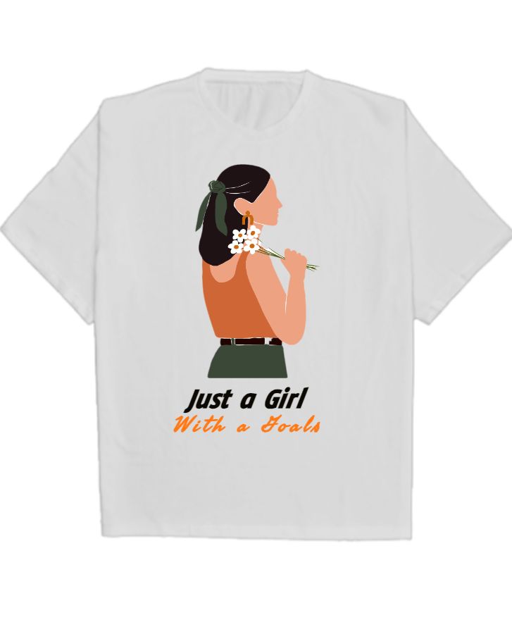 Girl's oversized T-shirt - Front