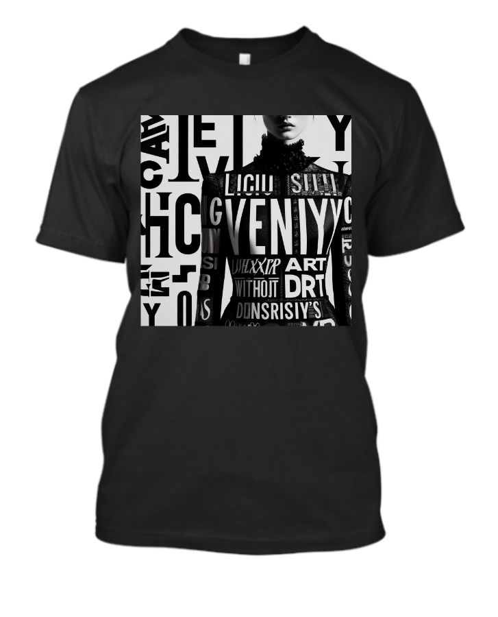 Givenchy Chic: Text Art Girls Dress  T-Shitrs - Front