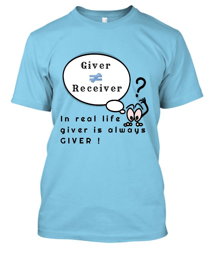 Giver always give - Front