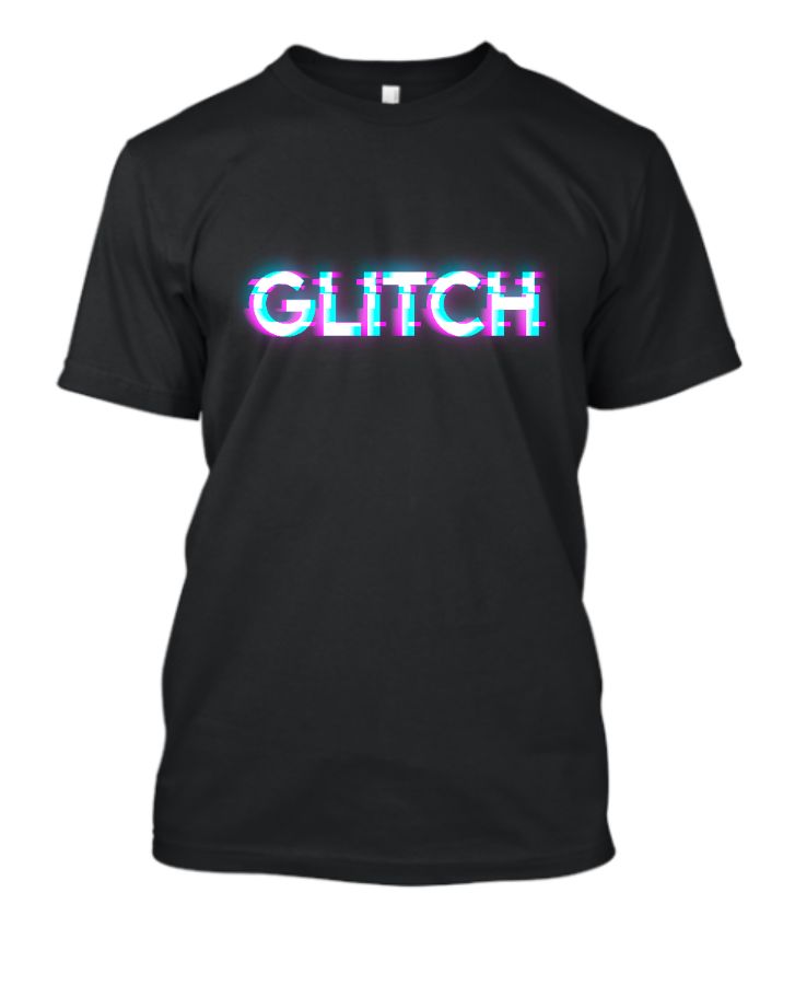 Glitch Text - Front