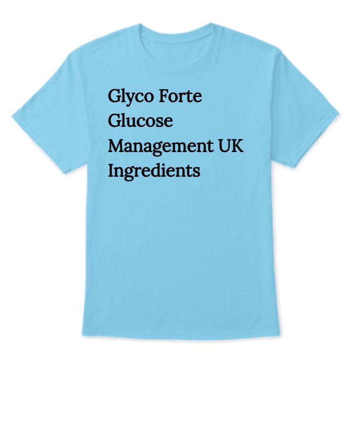 Glyco Forte Glucose Management UK Ingredients - Front