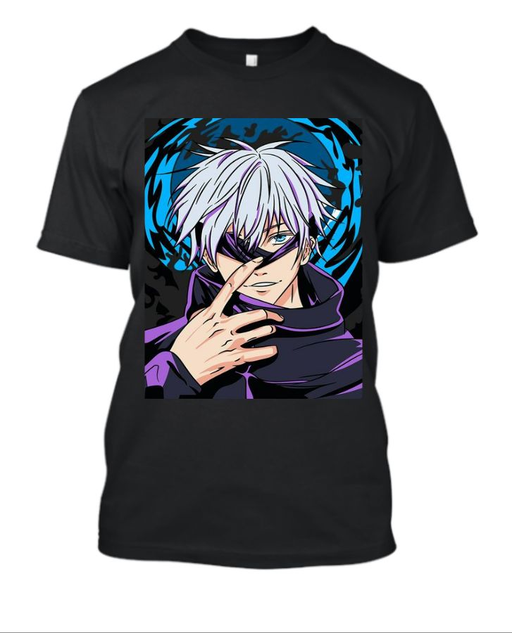 Gojo Satoru Designed Printed T shirt - Front
