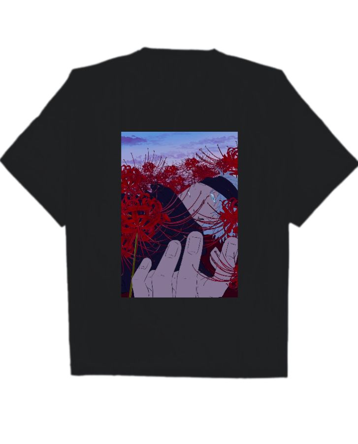 Gojo Senpai Anime T- shirt - Front