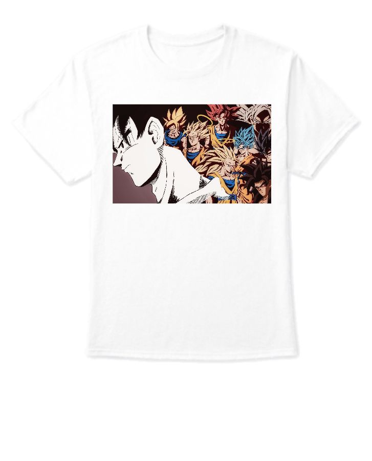 Goku T-shirt Designs - Front