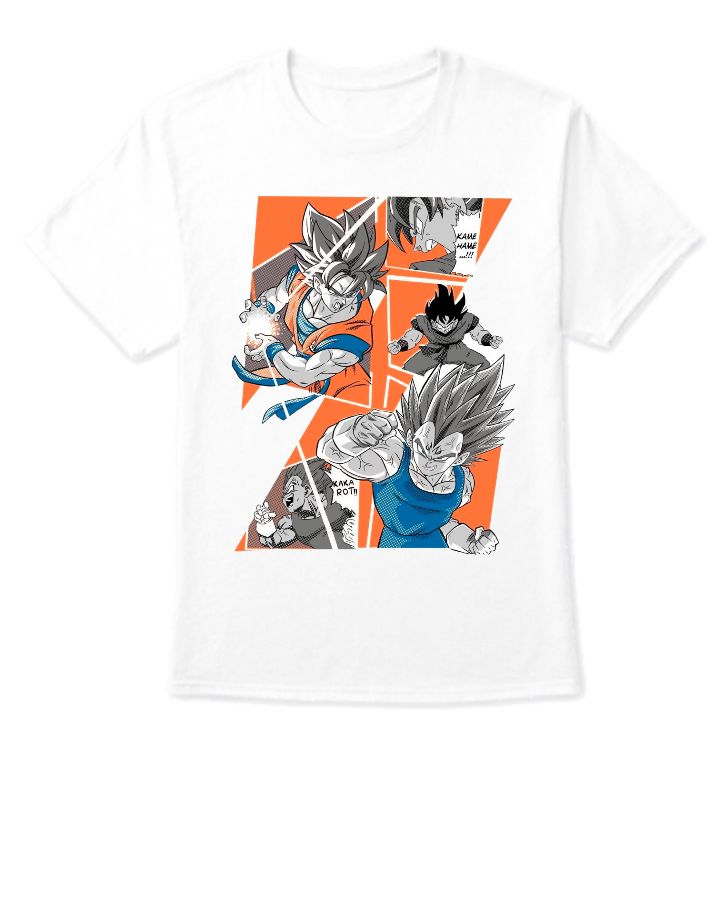 Goku vegeta tshirt - Front