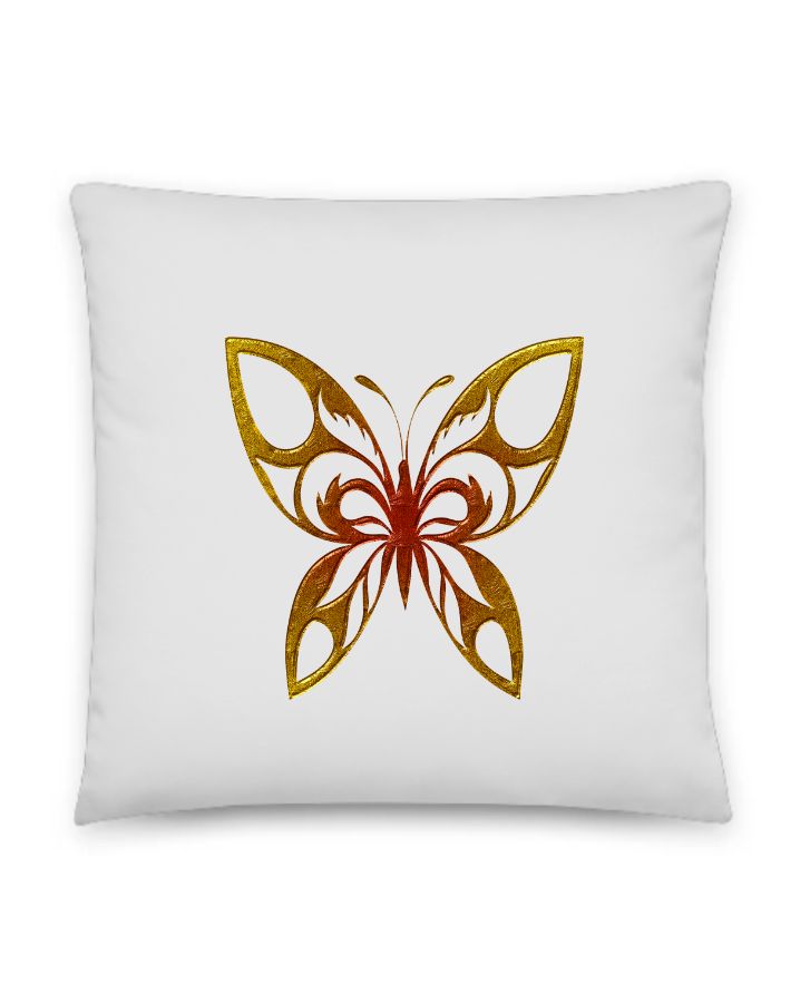 Golden Colour Butterfly - Front