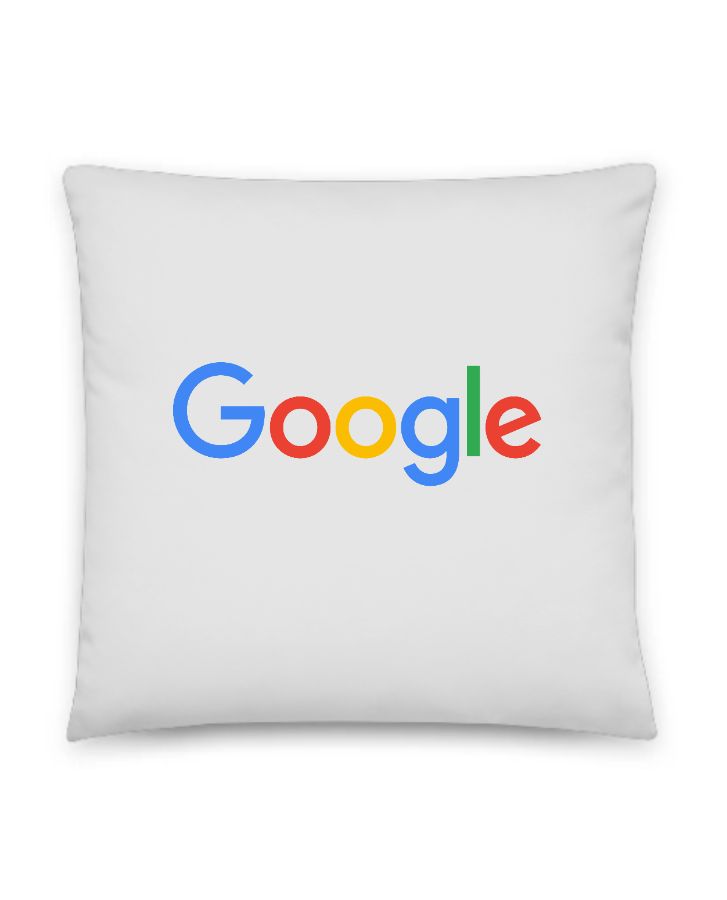 Google Throw pillow - Front