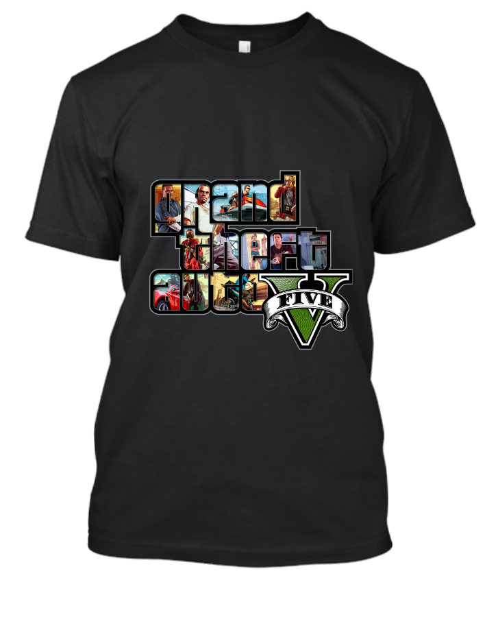 Grand Theft Auto V Logo T-shirt  - Front