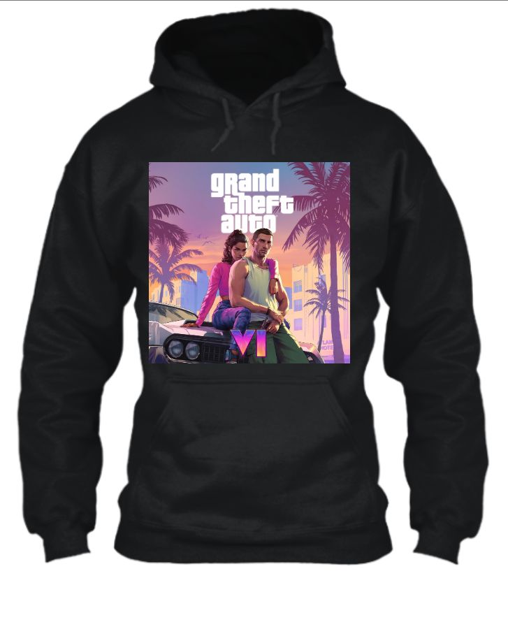 Grand Theft Auto VI (GTA 6) Printed Hoodie - Front