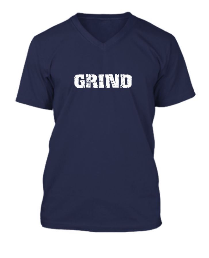 Grind V-Neck tee Nova Style - Front