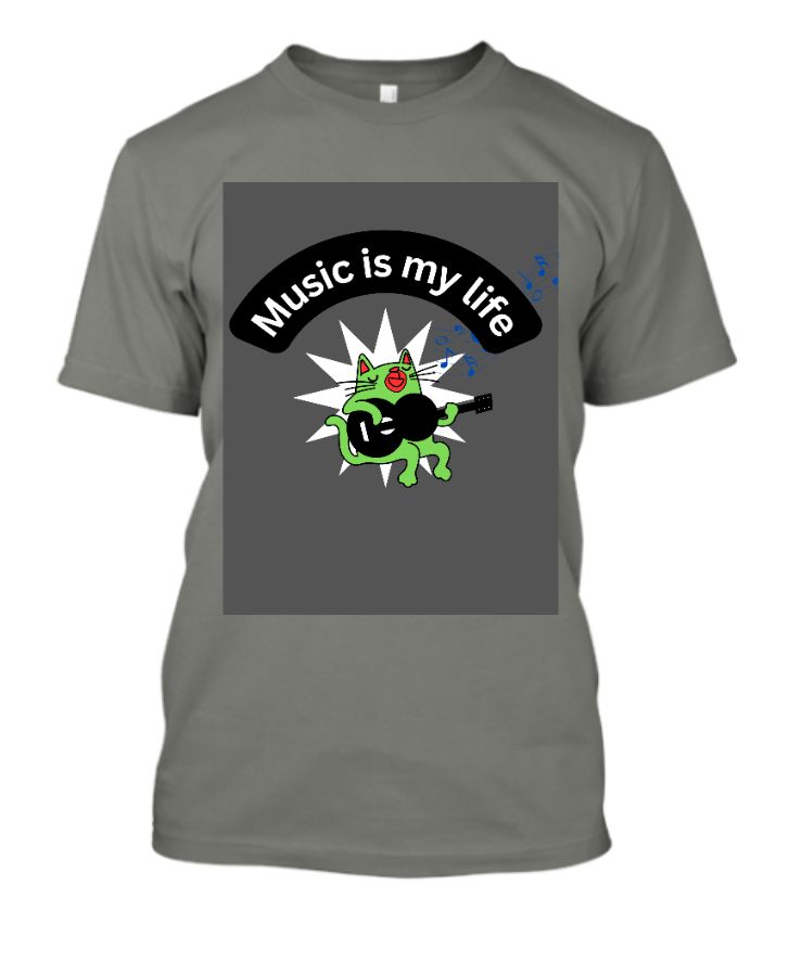 Guitar Designed T shirt n for boys and girls - Front