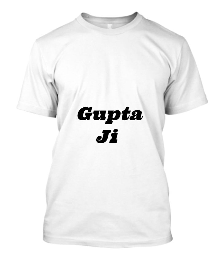Gupta name white Tshirt, White, Gupta - Front