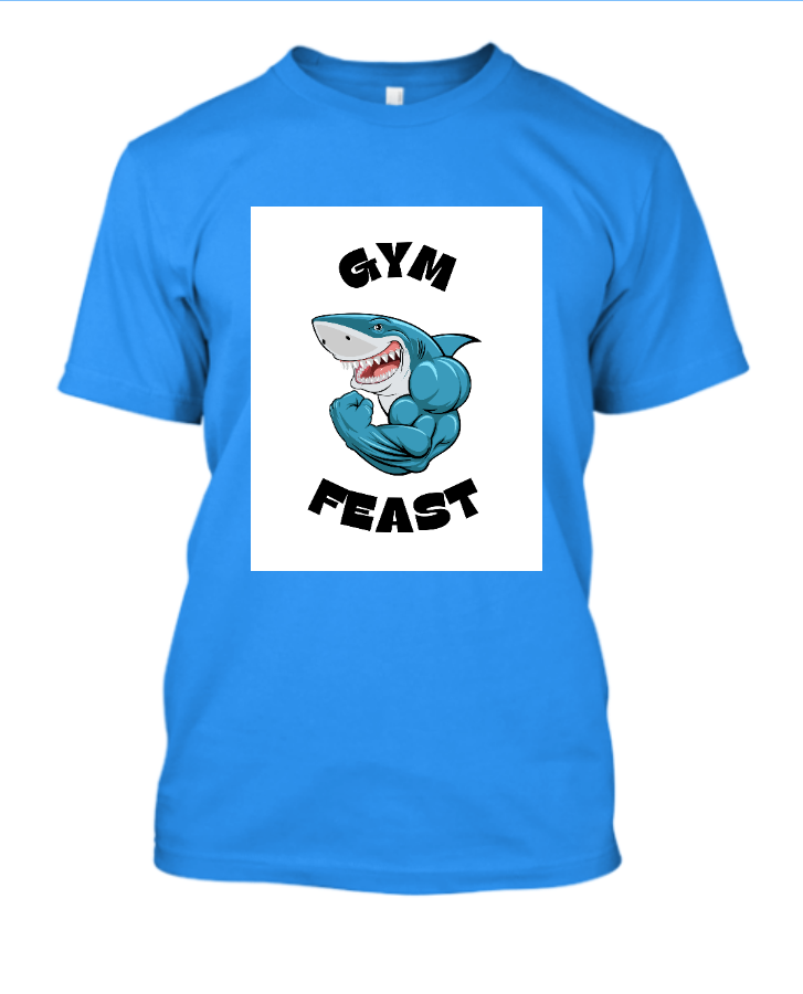 Gym Feast | Half Sleeve T Shirt - Front