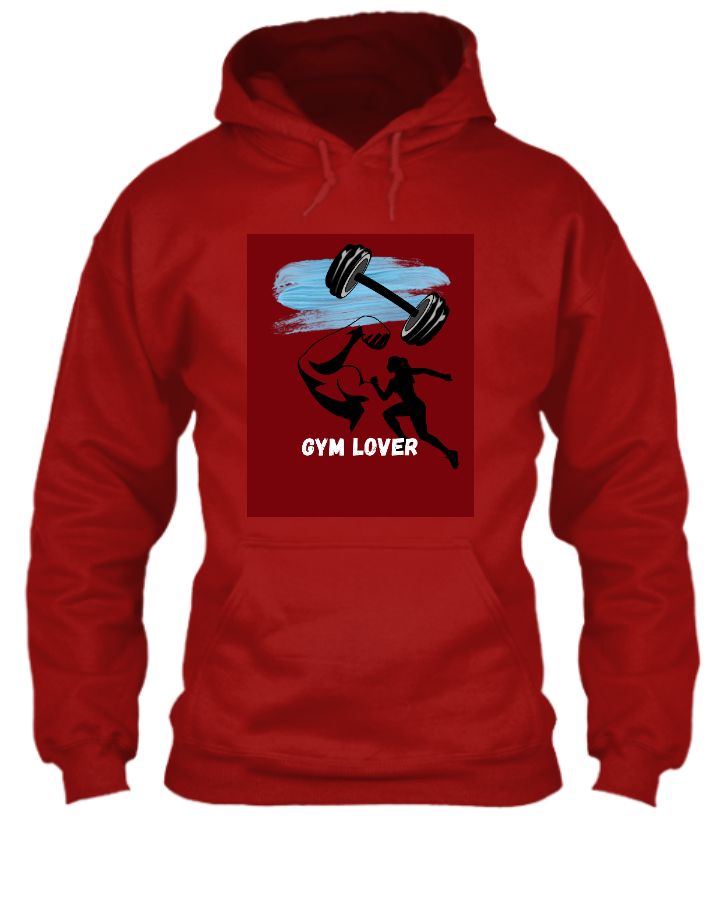 Gym Lover with Gym equipment's - Front