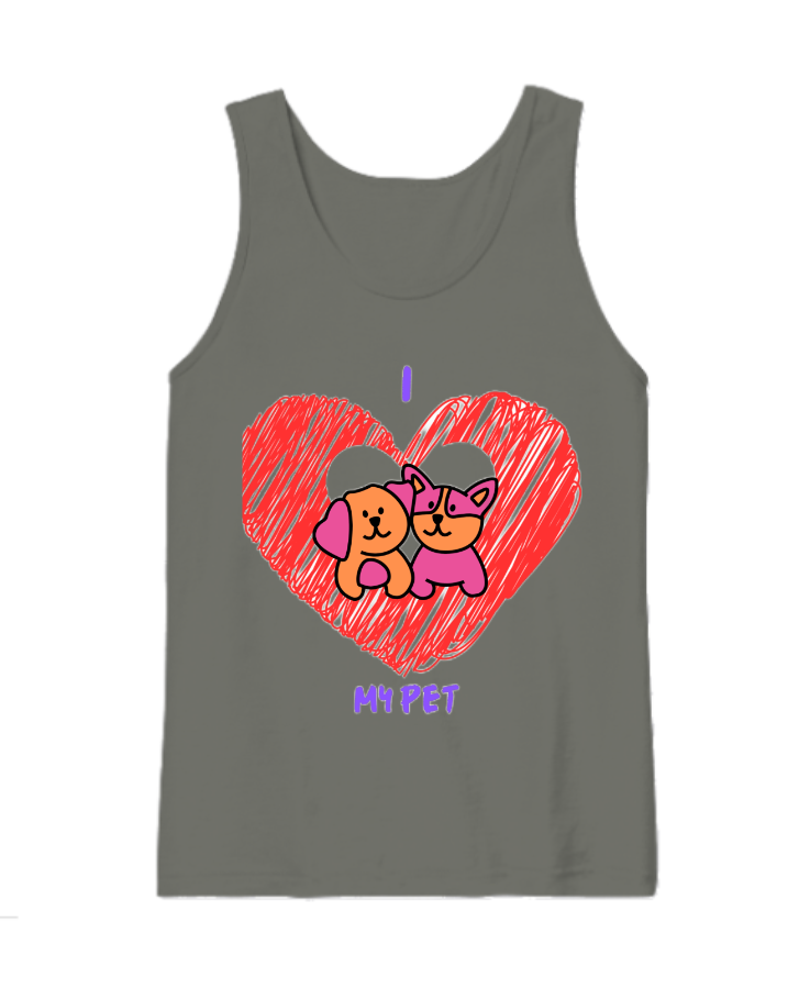 HALF SLEEVE TEE FOR PET OWNER - Front