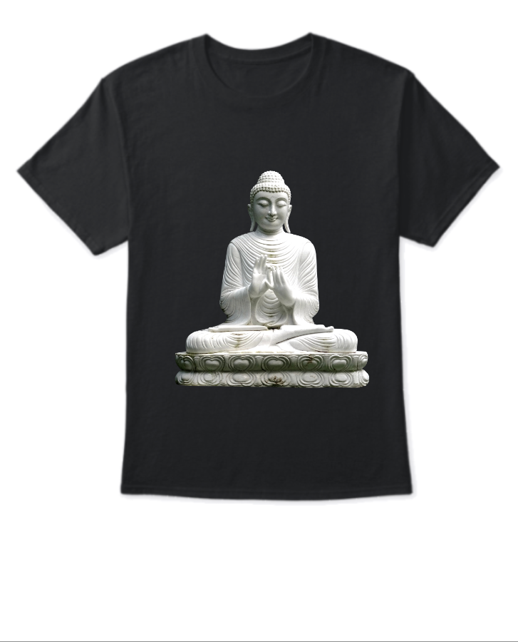 HALF SLEEVS GOUTAM BUDDHA PRINTED T SHIRT - Front