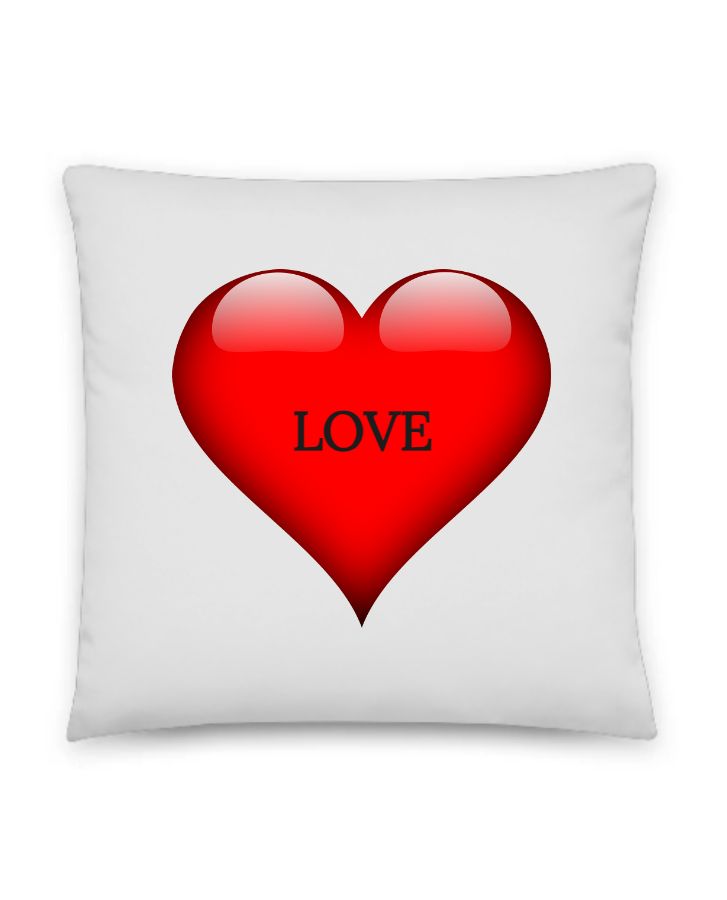 HEART SHAPE PILLOW - Front
