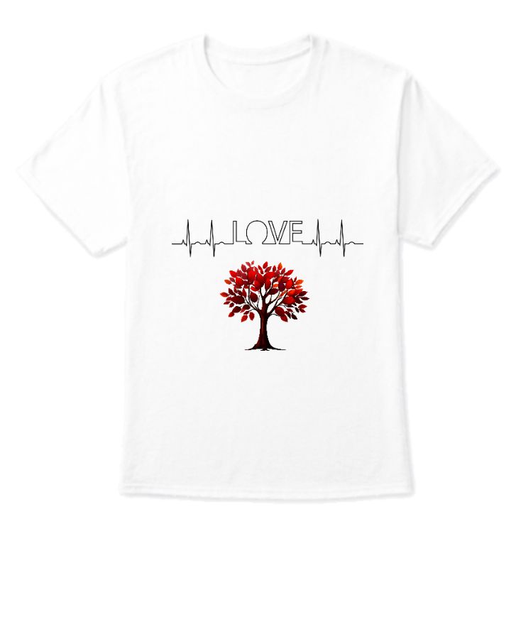 Half Sleeve Earth Design | Love | Tree - Front