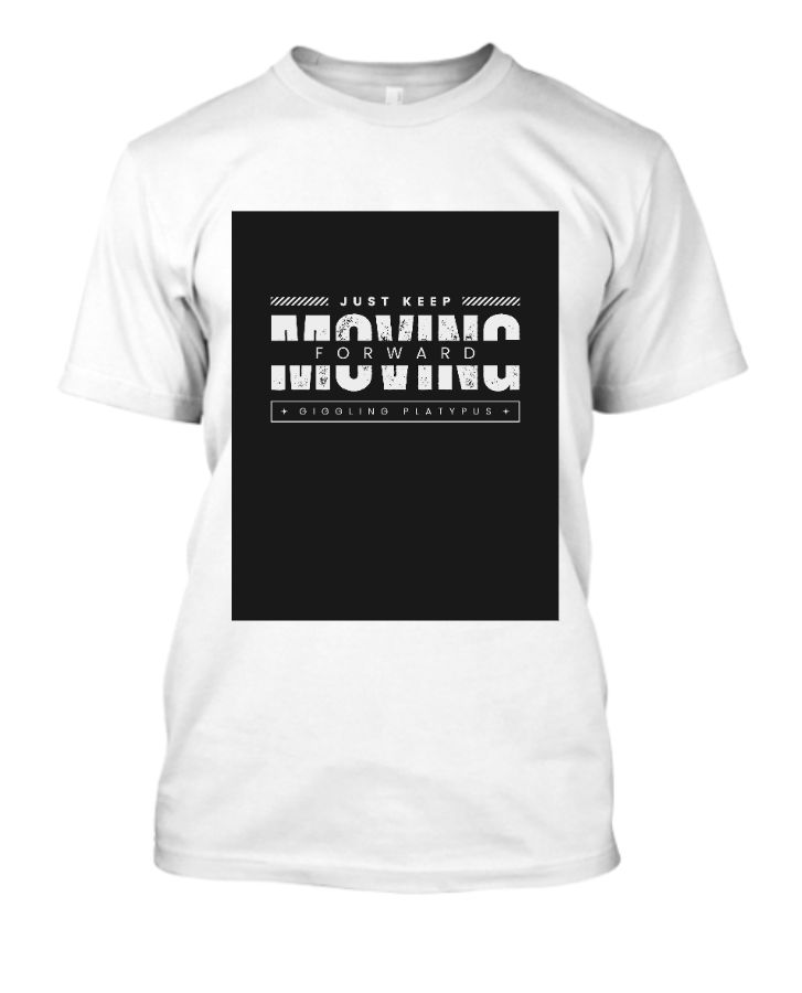 Half Sleeve Motivational Quote Tshirt - Front
