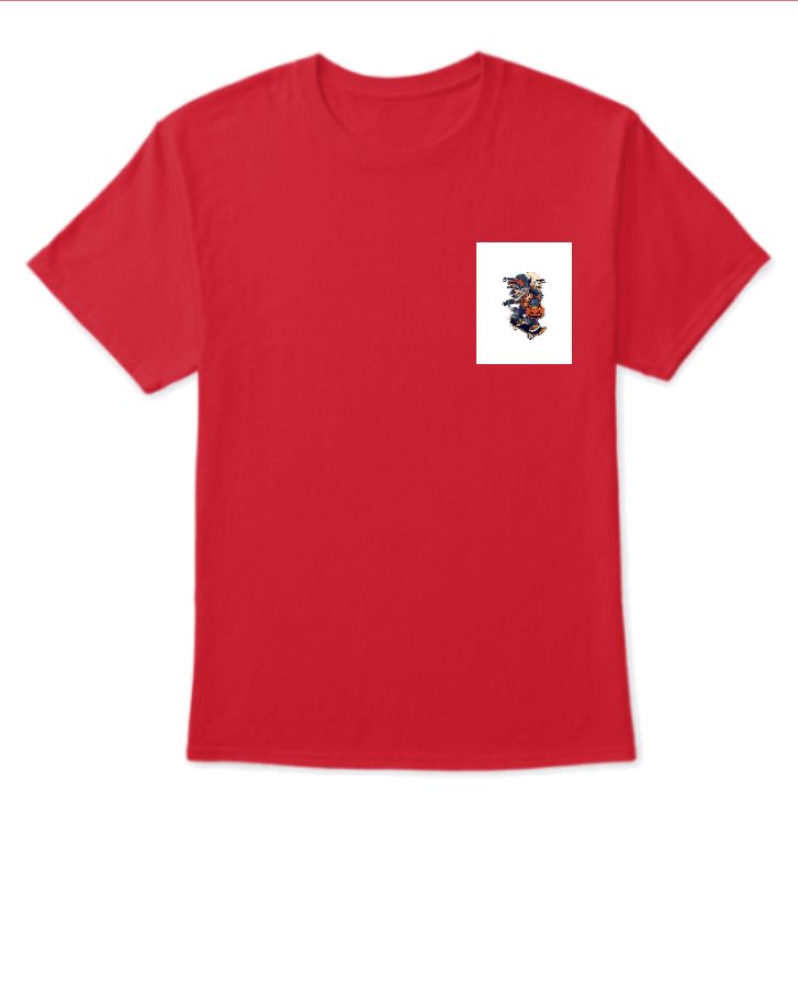 Half Sleeve Stylish Dog T-shirt - Front