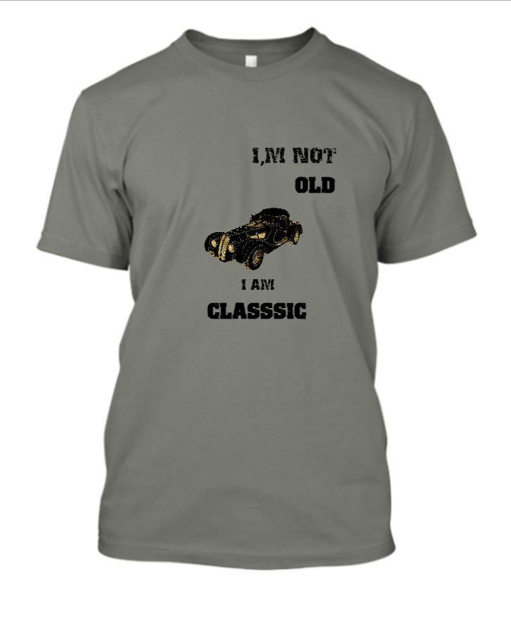 Half Sleeve T-Shirt with old bike graphic  - Front