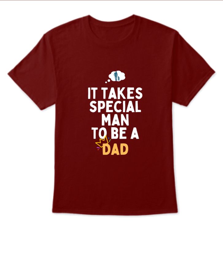Half-Sleeve T-shirt for Men, 100% PURE COTTON, Father's Day Special - Front
