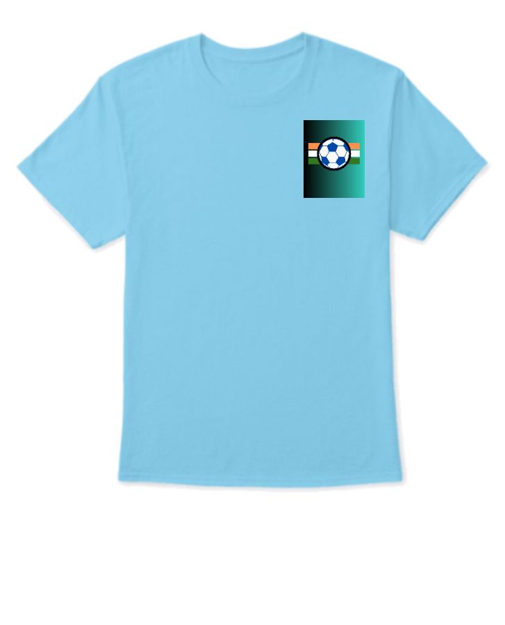 Half Sleeve t-Shirt with football - Front