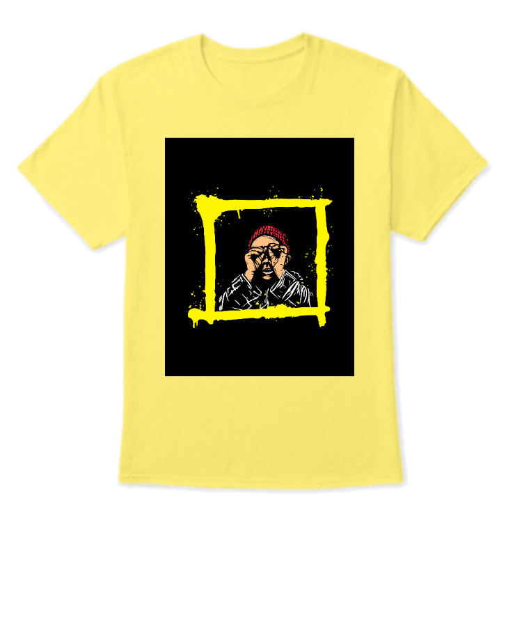 Half Sleeves Printed T-Shirt (PERSPECTIVE) - Front