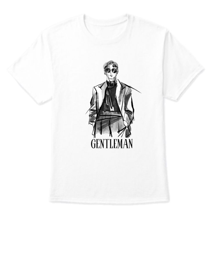 Half T-Shirt  gentleman  - Front