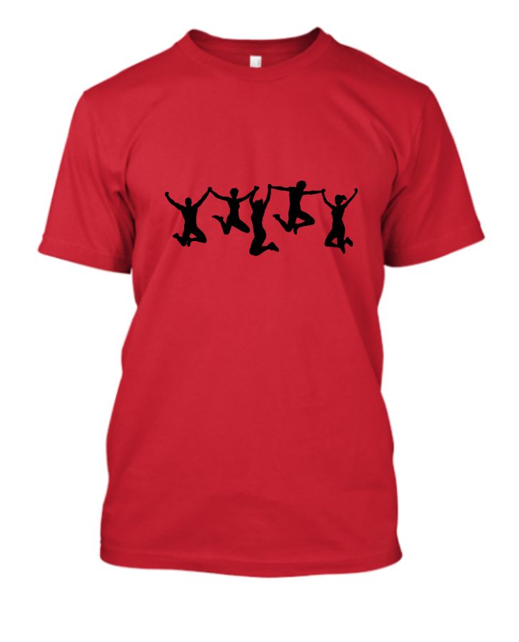 Half sleeve Red T-Shirt - Front