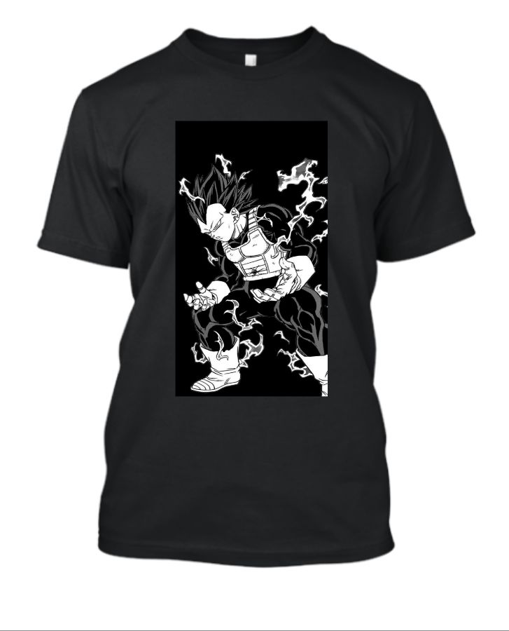 Half sleeve Tshirt Vegeta1 - Front