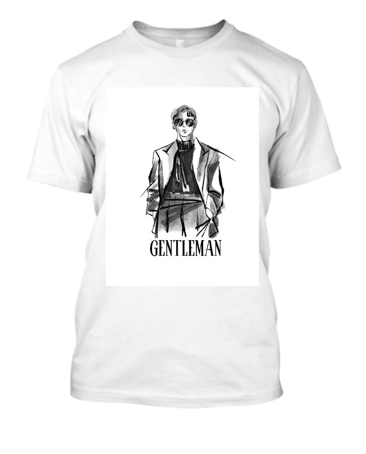 Half sleeve t-shirt Gentalman  - Front