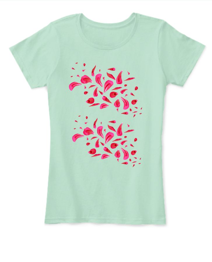 Half sleeve t-shirt with women - Front