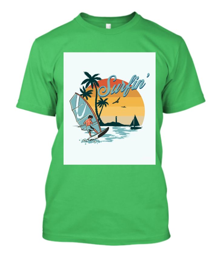 Half sleeve with surfin tag line - Front